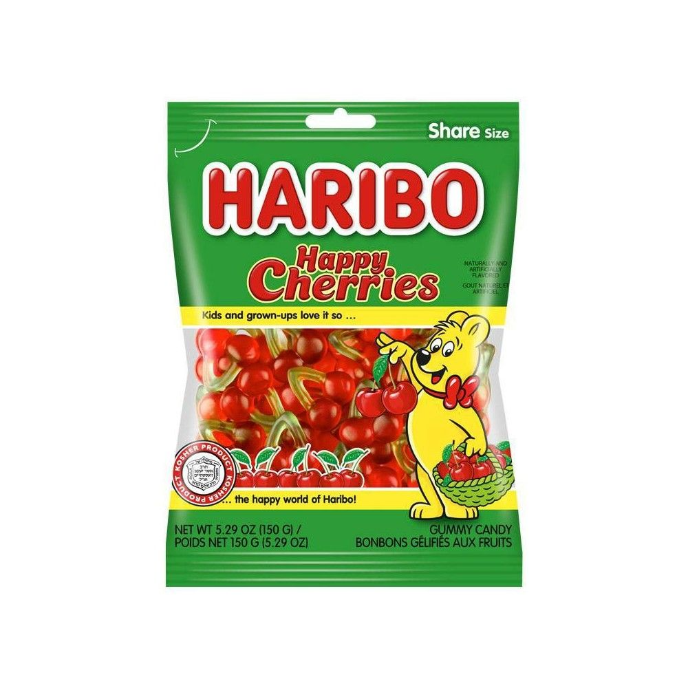 Haribo Cherries Gummy Candy 150gr
