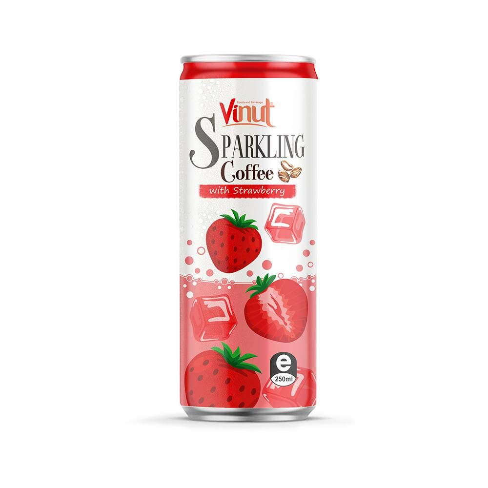 Vinut Sparkling Coffee with Strawberry 250ml