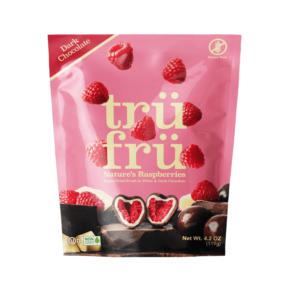 Tru Fu Raspberry Dark Chocolate -4.2 Oz (119 g)